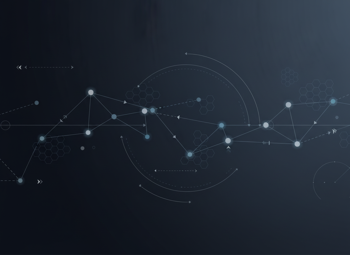 Abstract data network visualization